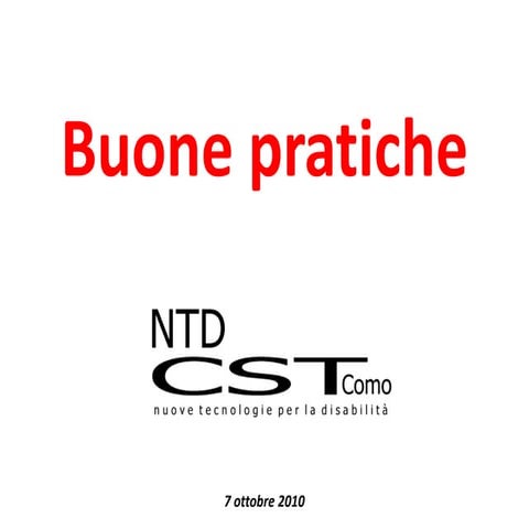 Buone pratiche