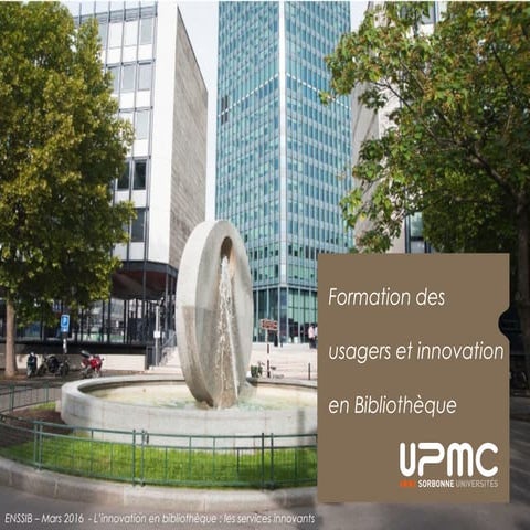 Bupmc enssib innovation // Mars 2016