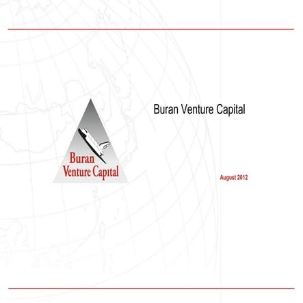 Buran vc presentation 08.2012 for startups business plan