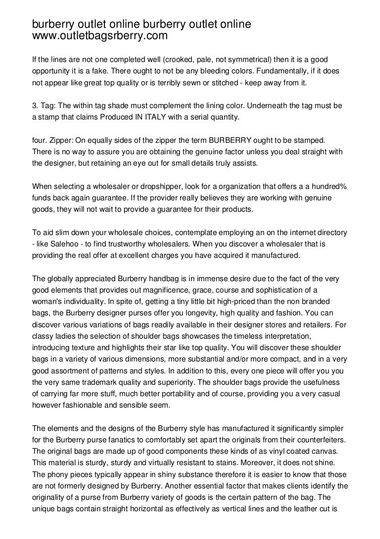 burberry wholesale outlet