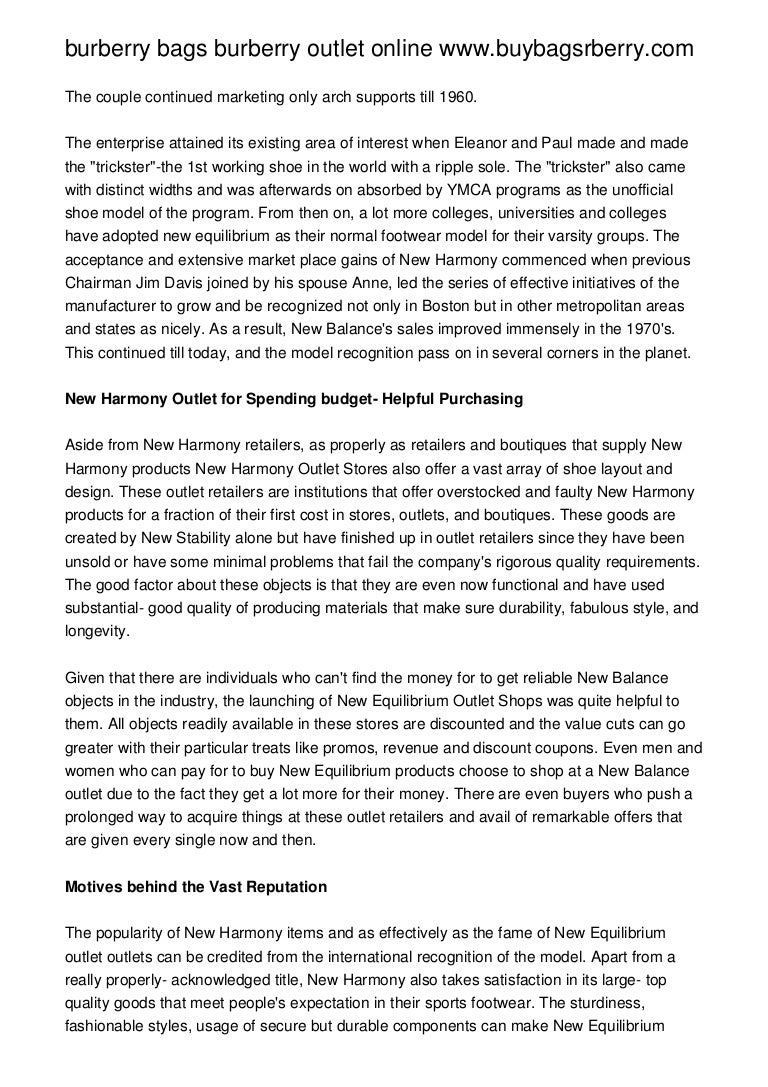 bills outlet burberry