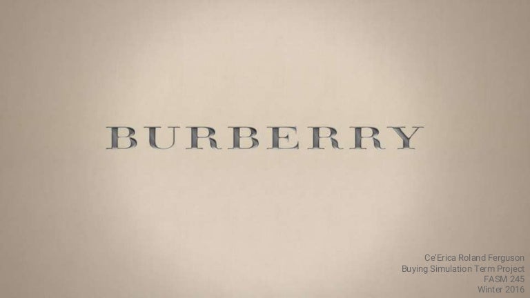 burberry font
