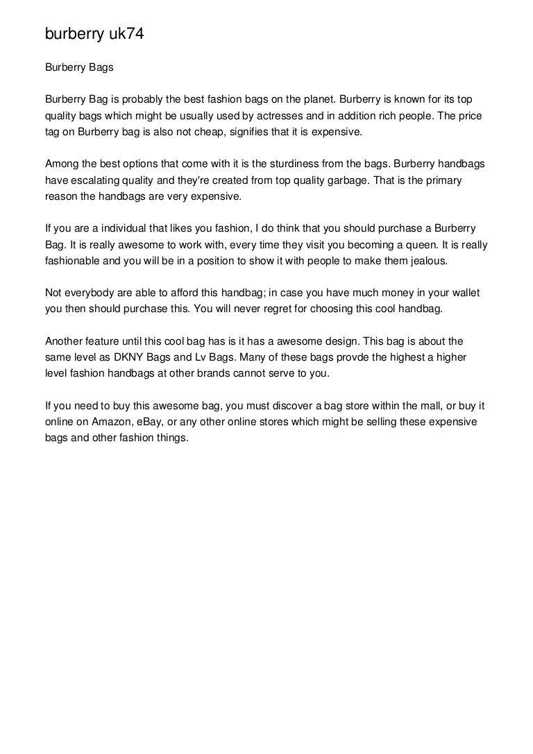 used burberry bags for sale on ebay