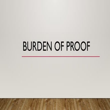 burden of proof in Bharatiya sakshaya adhiniyam