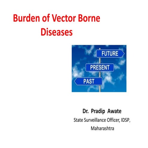 Burden of  Vector Borne Diseases Past, Present & Future