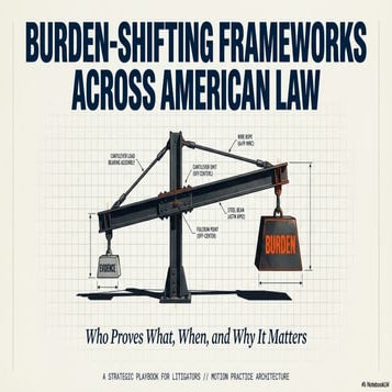 Burden Shifting Mechanics of American Jurisprudence | PDF