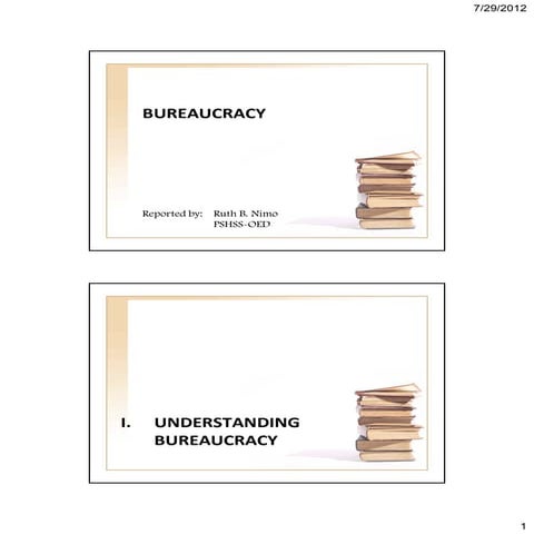 Bureaucracy   handouts