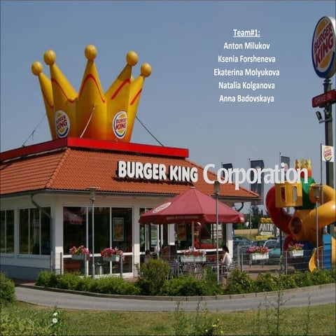 Burger king corporation1 