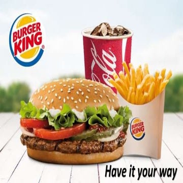 Burger king project Presentation