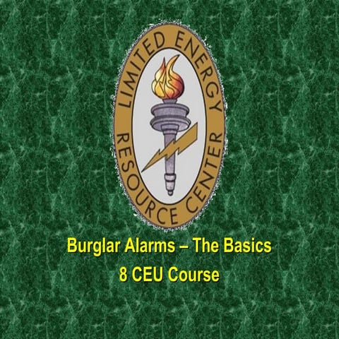 Burglar alarm basics-1
