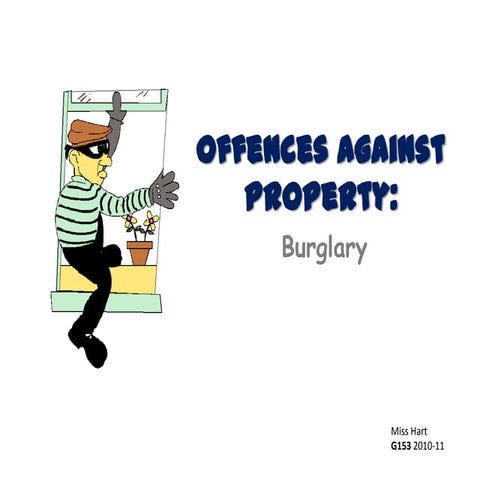 Robbery 2010 11 | PPTX