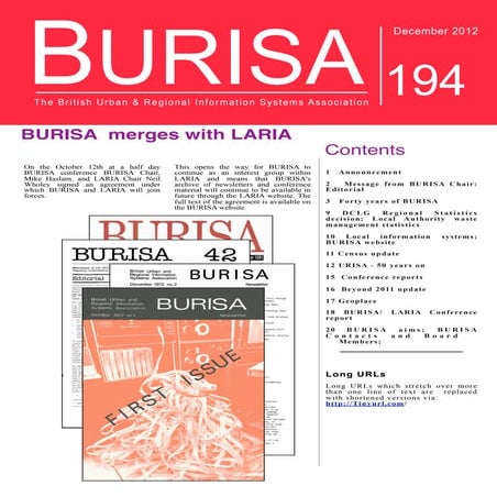 BURISA Newsletter Issue 194 (Final Issue)