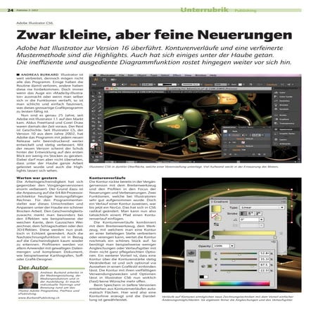 Highlights in Illustrator CS6