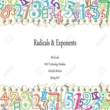 MAT Technology Module Performance Task PowerPoint