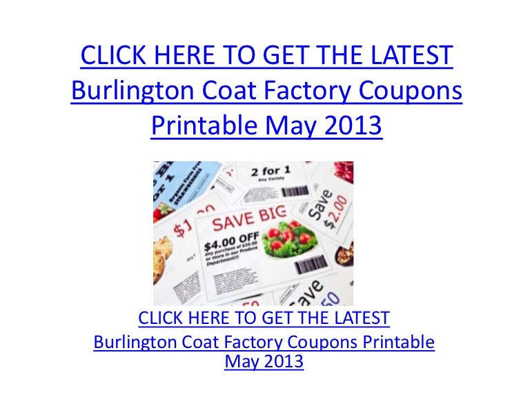 burlington coat factory promo code