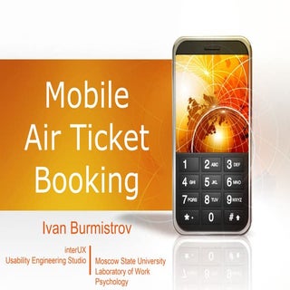 Mobile Air Ticket Booking