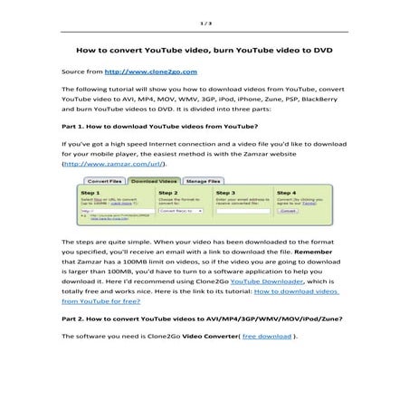 How to Burn YouTube Videos to DVD