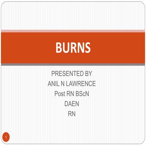 Burn (3 rd year) | PPTX