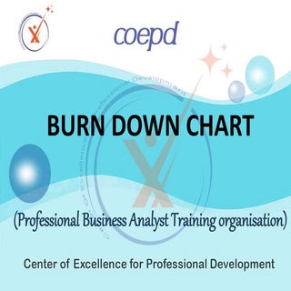 Burn down chart | Coepd