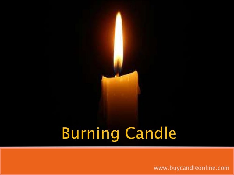 Burning candle