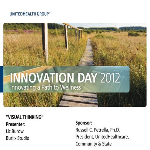 Visual Thinking Presentation for UnitedHealth Innovation Day