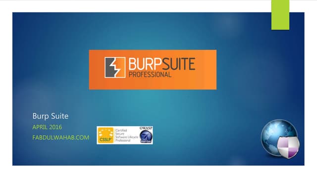Burp Suite Starter