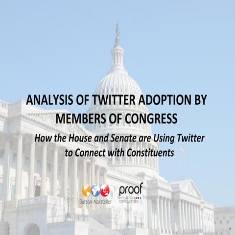Burson-Marsteller - Congressional Use of Twitter 2010