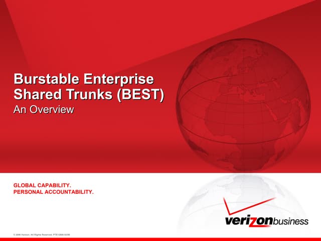 Burstable Enterprise Shared Trunks ...