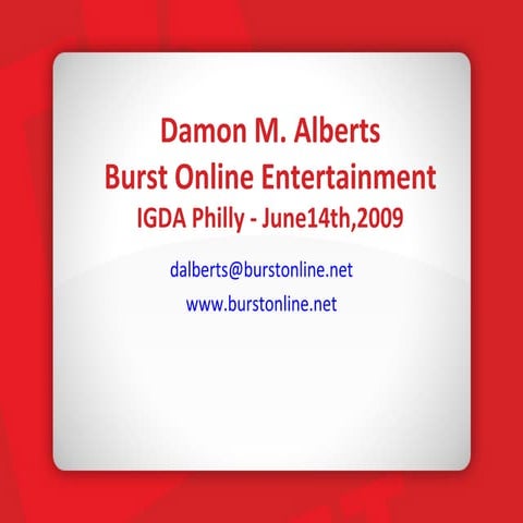 Burst Igda Presentation 61409