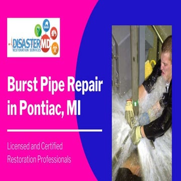 Burst Pipe Fixing Services - Disaster MD | PPTX