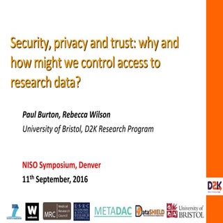 Burton - Security, Privacy and Trust