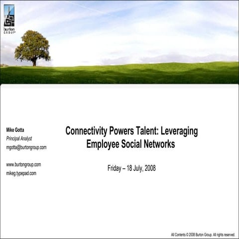 Employee Social Networks