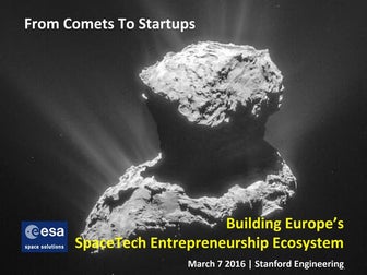 Burton Lee - European SpaceTech Startups Ecosystem - Intro w Thank You's - Ma...