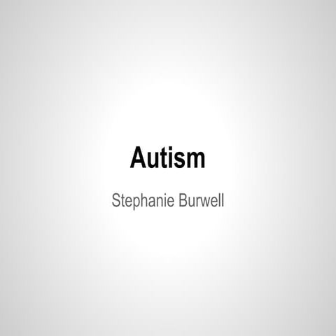 Burwell autism
