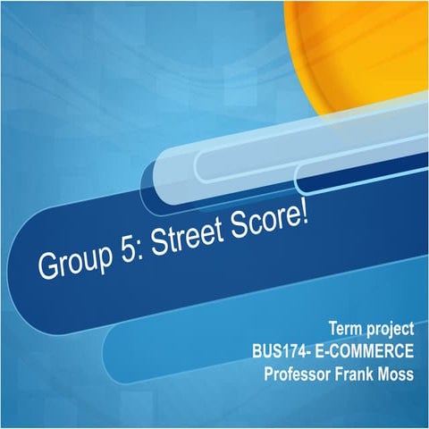 Street Score Presentation