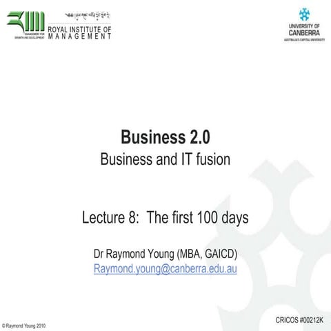 Bus2.0 - day 5 various topics