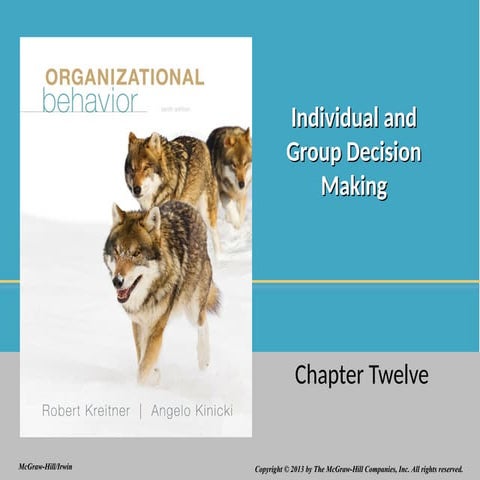 BUS 204, Chapter 12,  Individual and Group Decision Making.ppt
