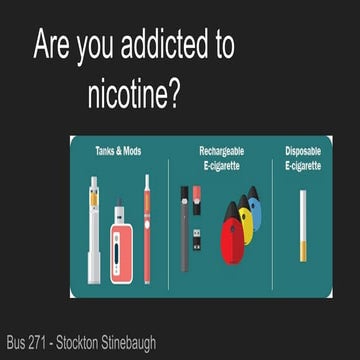 Bus 271 stockton stinebaugh teen nicotine addiction 