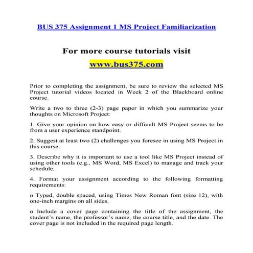 BUS 375 STR Education for Service--bus375.com