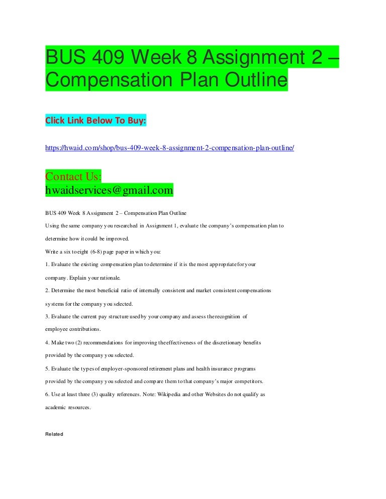 Types of compensation plans image