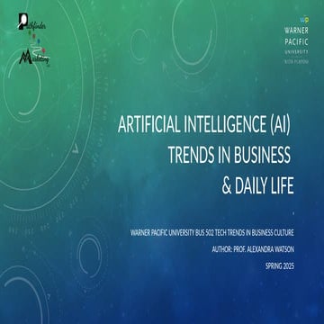 Artificial Intelligence : The Future of AI | PPT
