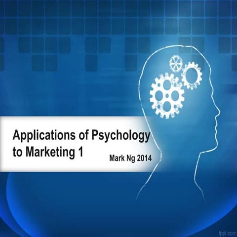 Applications of Psy to Marketing - From Two-system Perspective