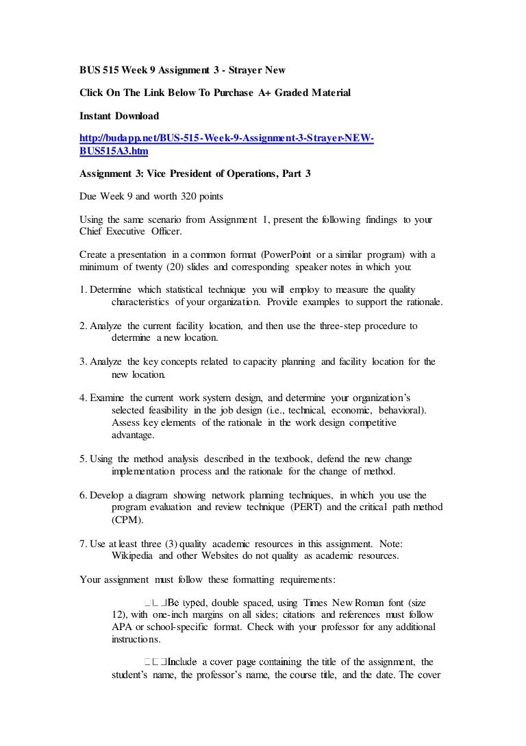 Bus 515 week 1 bus515 week 1 essay 08 picture