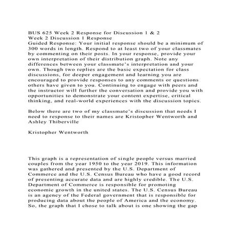 BUS 625 Week 2 Response for Discussion 1 & 2Week 2 Discussion 1 .docx
