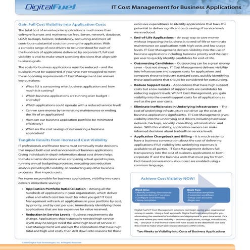 Digital Fuel IT Financial Management -Bus applications costvisibility_0911