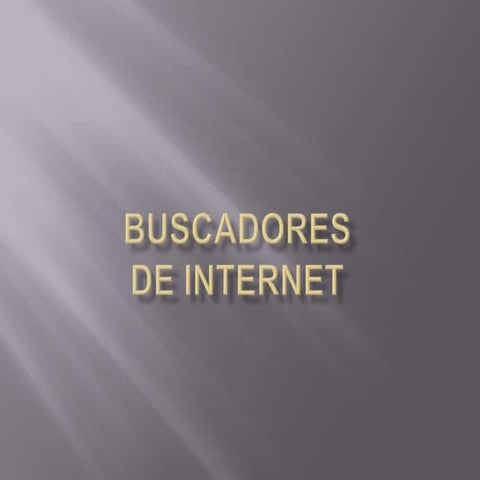 Buscadores de internet