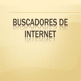 Buscadores de internet