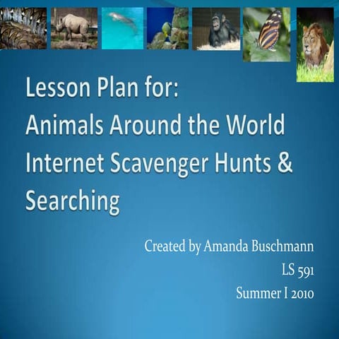 Buschmann 591 Lesson Plan