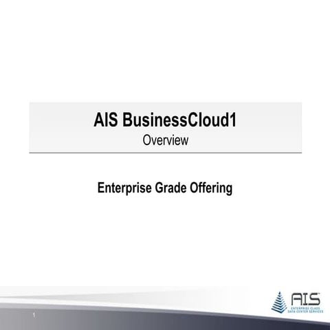 Introducing AIS BusinessCloud1