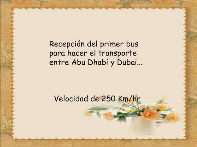 Bus de Abu Dhabi a Dubai